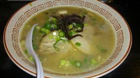 「濃豚ラーメン（細）６５０円＋替え玉（太）１２０円」@濃厚豚骨 NOTO﻿И ノートンの写真