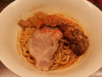 「あえ麺　650円」@らーめん 会 神戸本店の写真