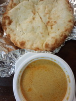 「フィッシュカレー（テイクアウト）780円+チーズナン５５０円」@EVEREST CURRYの写真