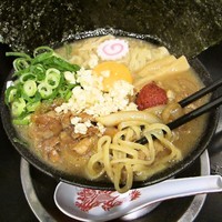 「ベスト肉玉そば+ライス　850円」@肉玉蕎麦 おとど 北松戸総本山の写真