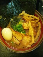 「豚そば（全部のせ）」@豚そば ぎんや 黒川本店の写真