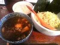 「スープカレーつけ麺(辛さ2番)＋ライス無料」@スープカレーのハンジローの写真