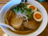 「【春季限定】本枯れそば+味玉850円」@中華そば田家 ふくふくの写真