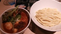 「トマトつけ麺（合言葉で特製に）」@TOKYO UNDER GROUND RAMEN 頑者の写真