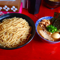 「二代目つけ麺、特盛り、特製トッピング」@二代目狼煙 本店 葉隠製麺の写真