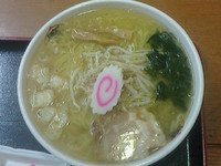 「しおらーめん大盛６００円」@魔王 谷地店の写真