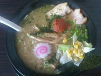 「みそ納豆ラーメン730円」@赤湯 とんとんラーメンの写真