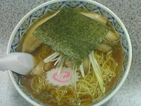 「山形醤油らーめん大盛・細麺600円」@らーめん ちゃあみい 天童店の写真