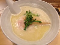 「鶏白湯SOBA（780円）」@銀座 篝の写真