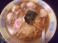 「焼あごだし煮干し中華（中盛）７５０円」@亞呉屋 山形駅前店の写真