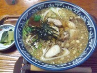「元祖鳥中華650円」@手打ち 水車生そばの写真
