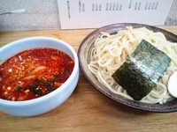 「辛いつけそば大盛」@つけそば丸永 本店の写真