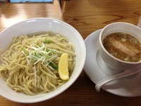 「濃厚塩つけめん　釜揚げバージョン」@麺処 ぼたん 栃木店の写真