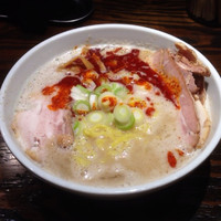 「ごまとバタピーの辛い塩ラーメン」@宗家一条流がんこラーメン 十八代目の写真