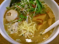 「【2013.3限定】　梅のらーめん「鶏.竹.梅」　￥800」@鶏の穴の写真