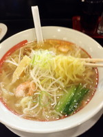 「海老と筍の塩らーめん619円」@幸楽苑 舎人店の写真