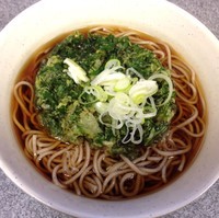 「春菊天そば(¥370)」@道中そば 五反田店の写真