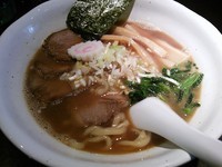 「豚骨煮干チャーシューそば（醤油）８８０円」@サトー通の写真