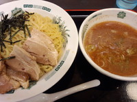 「和風つけ麺490円」@日高屋 水天宮前店の写真