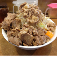 「チャーシューまぜそば（ヤサイ、アブラ）」@ラーメン 一文路の写真