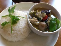 「グリーンカレー（ランチ）\800」@チャムチャムの写真