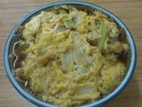 「たぬきとじそば\550」@翁そばの写真