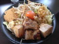 「まぜそば（辛い味） 750円」@麺屋 一心の写真