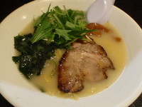 「鶏塩白湯麺」@麺屋 なか巌 北口店の写真