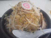 「味噌角ふじ麺　　野菜中盛り　ニンニク少な目」@満帆製麺所の写真