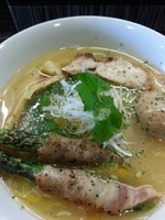 「塩味玉中華そば850円」@中華そば こむぎの写真