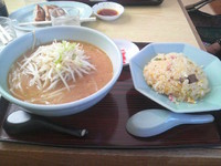 「ラーメンセット（みそ）　７００円」@拉麺 みそのの写真