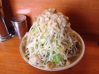 「大ラーメン ￥750　全部カラカラ」@ラーメン二郎 立川店の写真