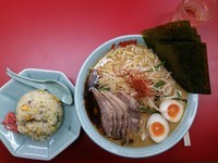 「特製もやし味噌ラーメン大盛チャーシューのりトッピング」@山岡家 金沢森戸店の写真