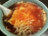 「カニ玉のつゆそば＋半ライス」@本格中華小皿料理 紅和楼の写真