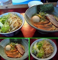 「濱塩白湯￥700＋野菜、味玉 各￥50＋麦ご飯(小)無料」@らあめん こもん 鳥浜店の写真