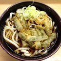 いんげん天ぷらうどん（￥290）