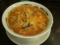 「チゲ味噌ラーメン　大盛」@日高屋 駒込東口店の写真