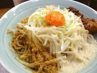 「まぜそば（野菜少し多め）」@ラーメン慶次郎 亀戸店の写真
