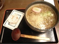 「かけそば（大盛り）」@そば酒房 寄り屋 四ツ橋店の写真