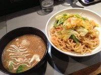 「【季節のつけそば】春キャベツの明太つけ麺（中盛り）、830円」@中華蕎麦 瑞山（ZUIZAN）の写真