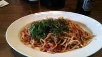 「アキラ式パスタ；煮干しアラビアータ＋etc」@ラーメンアキラの写真