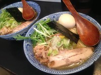 「【限定】煮干しそば（大盛）＋味玉」@狼煙 〜NOROSHI〜の写真