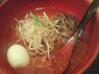 「紅麺+牛テール￥900」@牛骨屋 バカボーンの写真