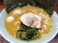 「豚骨らーめん＆小ライス」@横浜家系ラーメン 藤家の写真