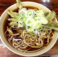 「いんげん天そば（￥330）」@スエヒロそばの写真