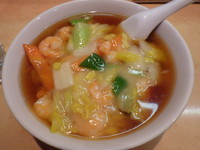 「エビそば」@中華菜館 玉泉亭 ダイヤモンド店の写真