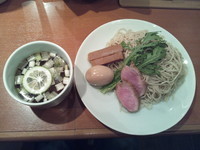 「味玉鴨つけそば」@紫 くろ㐂の写真