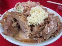 「小豚（ヤサイニンニクアブラ）麺硬め」@ラーメン二郎 西台駅前店の写真