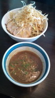 「辛ネギつけ麺大盛」@麺屋あらき竈の番人 東金店の写真
