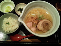 「銀笹塩ラーメン　＋半鯛飯」@麺処 銀笹の写真